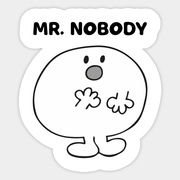MR. NOBODY Little Miss Sticker TeePublic